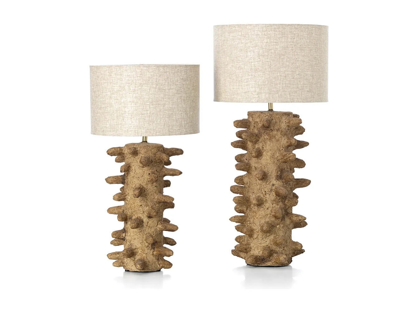 Die Spiketacular Tischlampe - Lehm - M