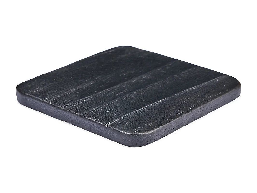 The Material Coaster - Medium Rustic Black