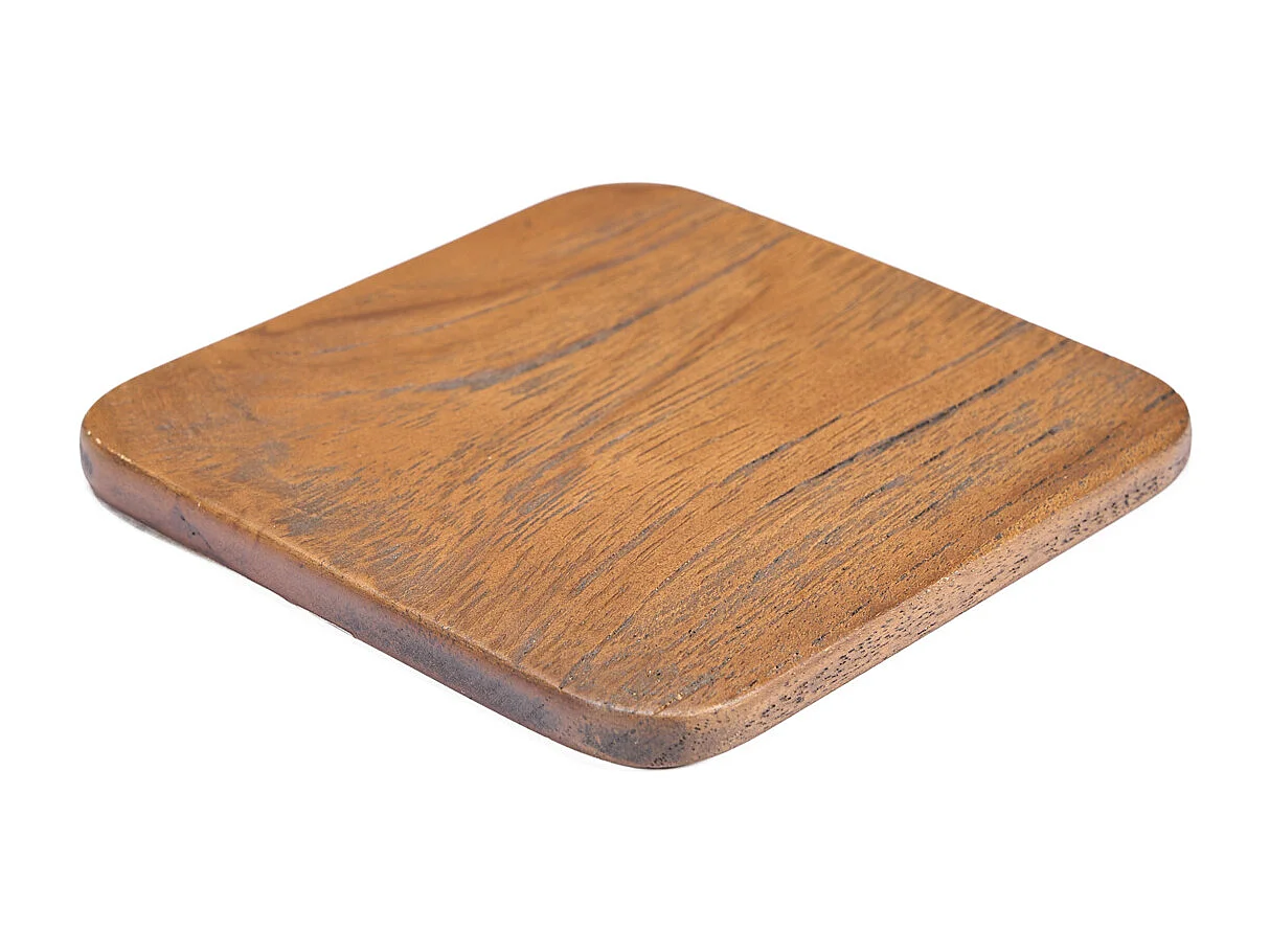 The Material Coaster - Medium Rustic Washed Black