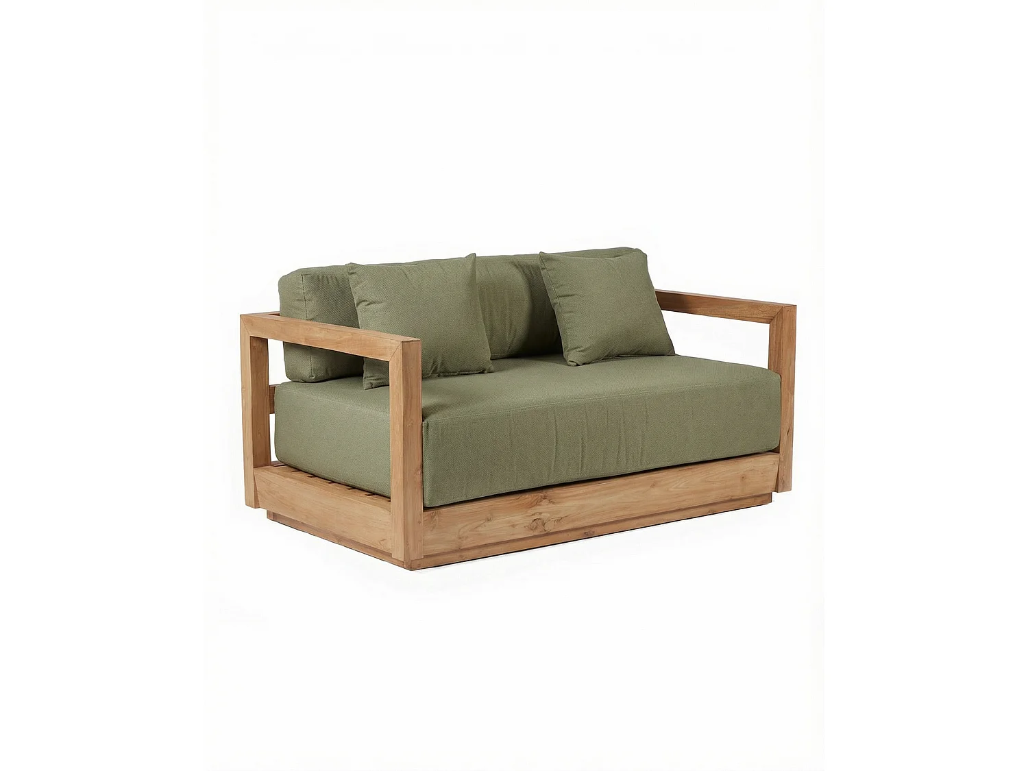 The Umalas Two Seater Sofa - Outdoor - Green Alga