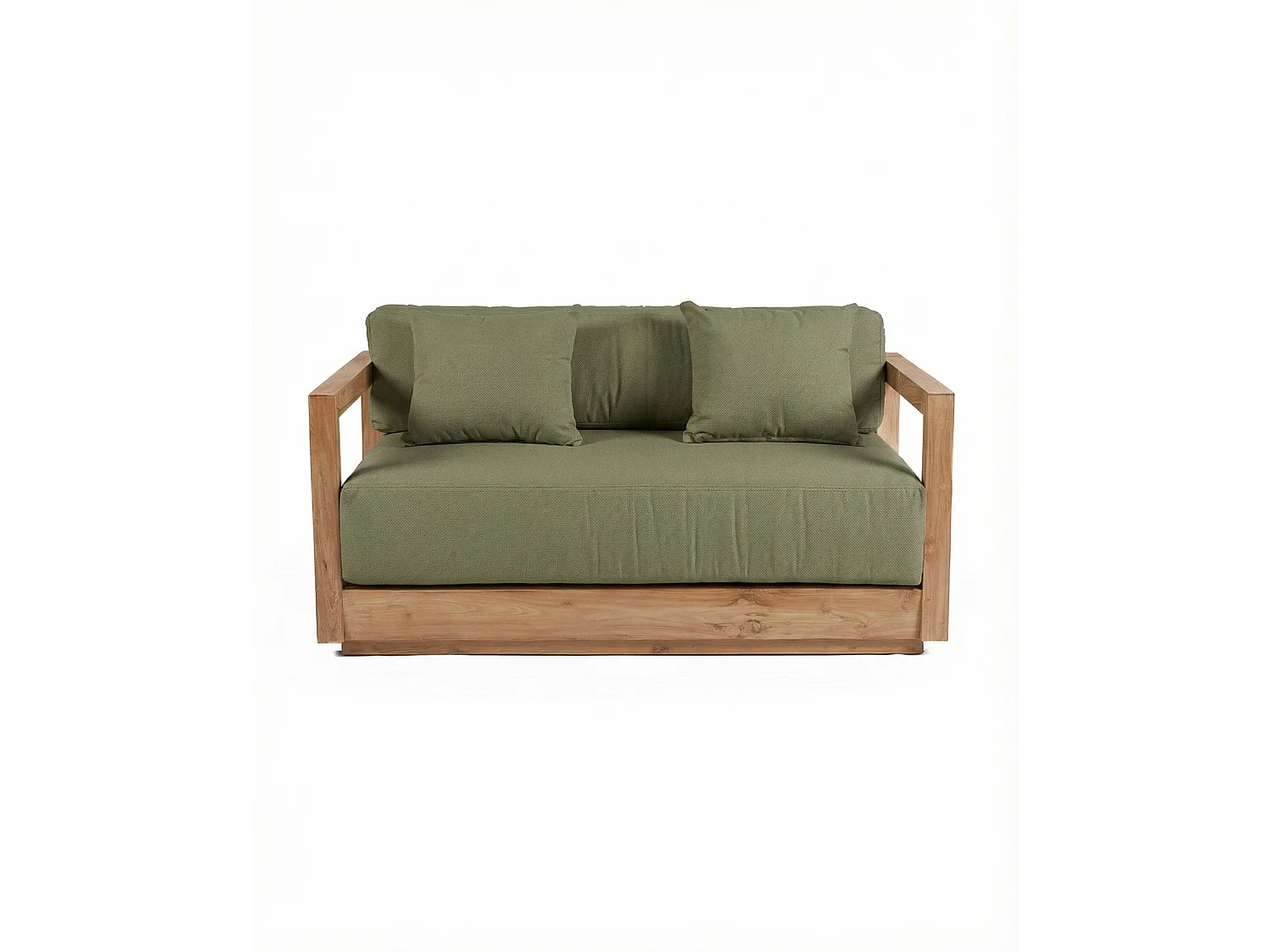 The Umalas Two Seater Sofa - Outdoor - Green Alga