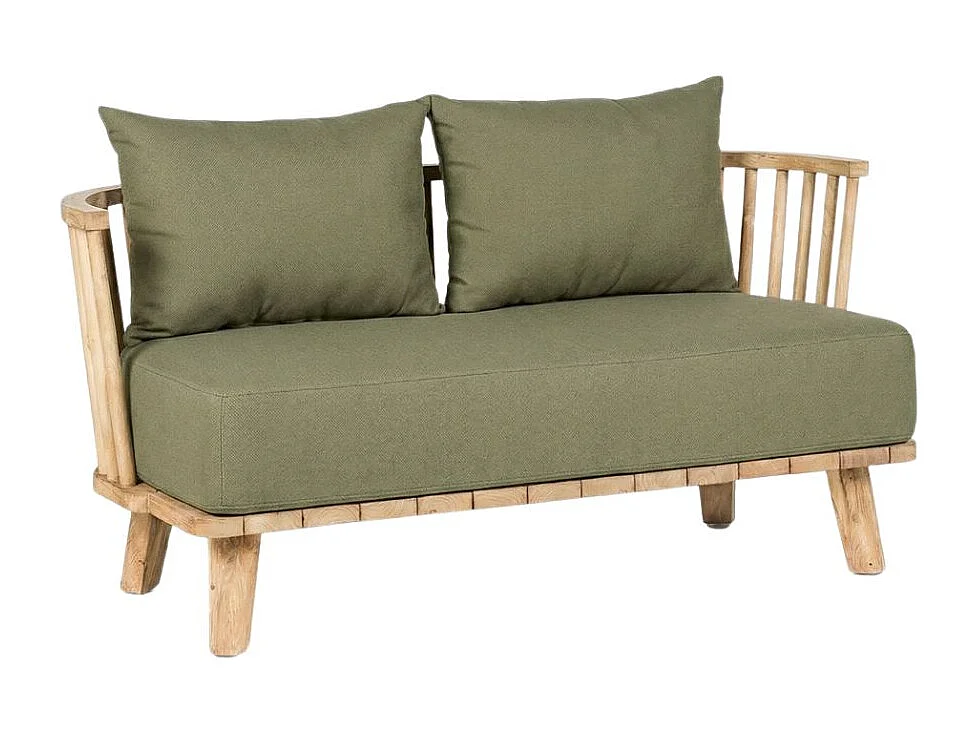 Das Malawi Zweisitzer Sofa - Grüne Alg
