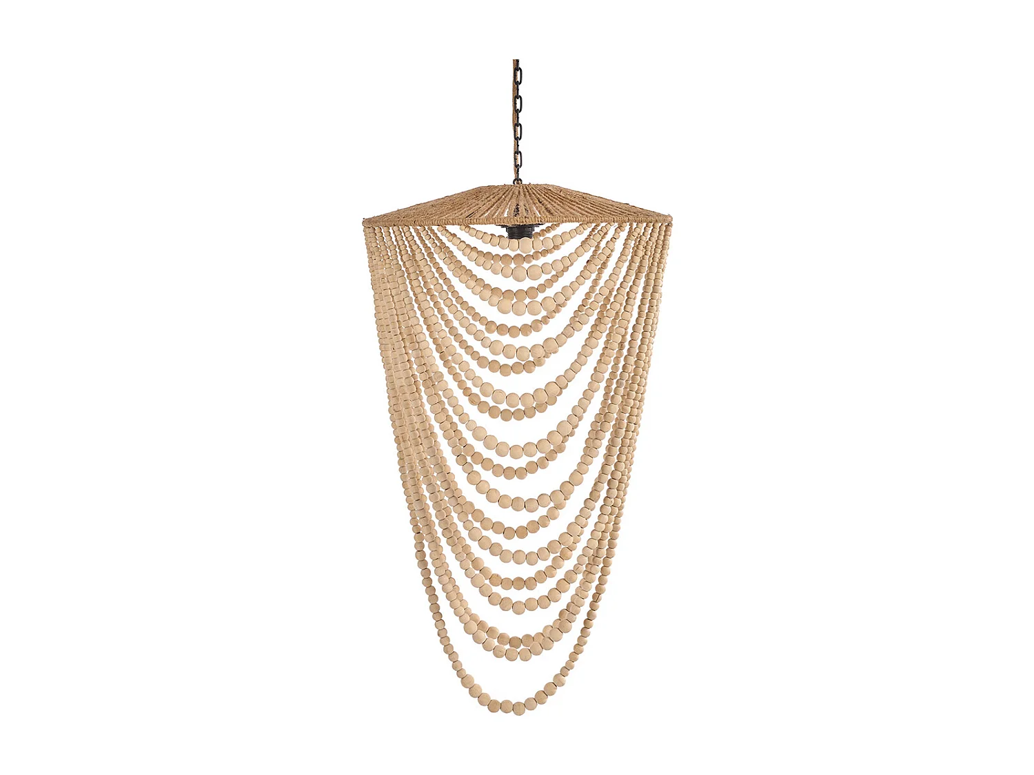 Le Lustre Wooden Bead - Naturel - L
