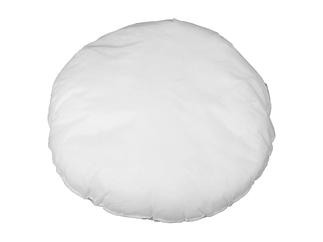 Coussin Intérieur Rond Blanc - Ø40