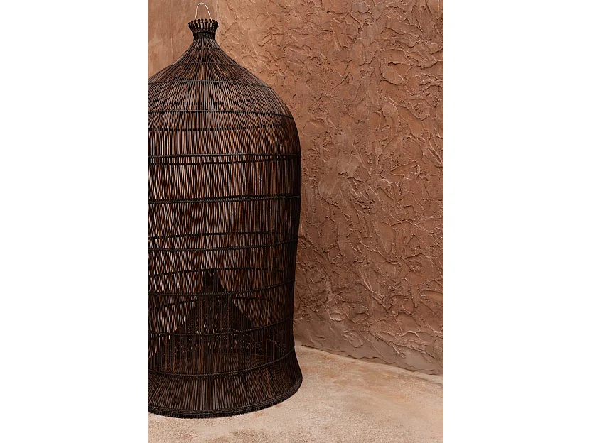 The Woven Bell Pendant - Dark Walnut - XL