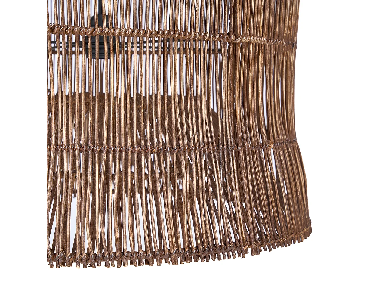 The Woven Bell Pendant - Dark Walnut - XL