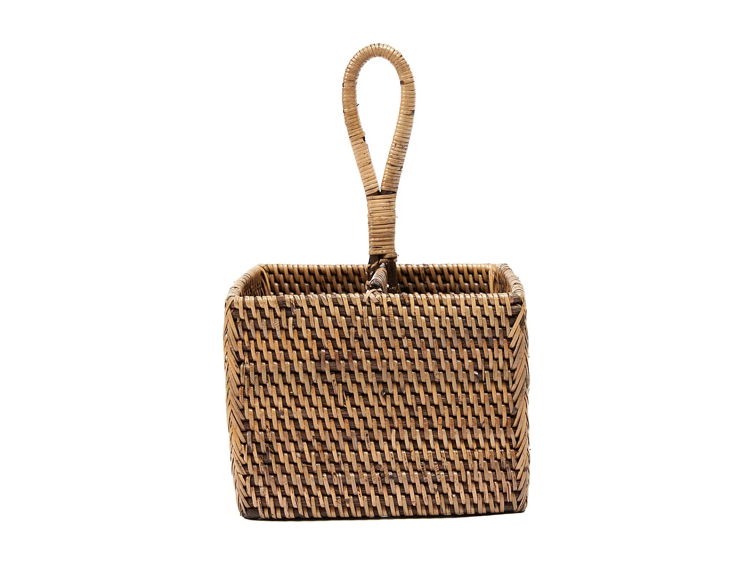 Le Porte-Couverts en Rotin N°2 - Brun Naturel