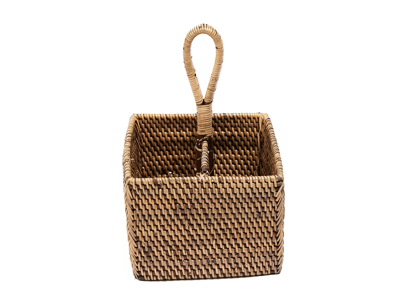 Le Porte-Couverts en Rotin N°2 - Brun Naturel