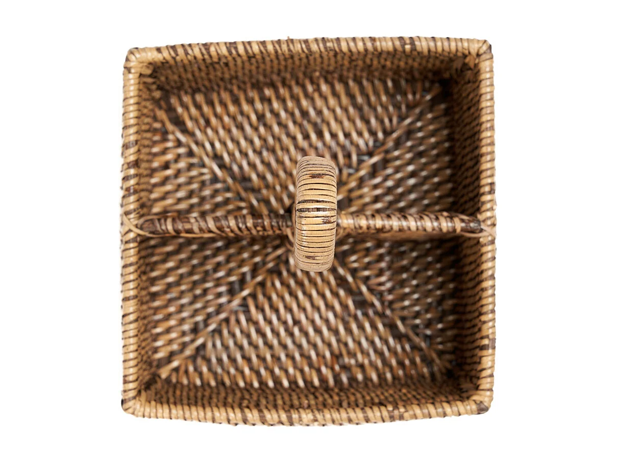 Le Porte-Couverts en Rotin N°2 - Brun Naturel