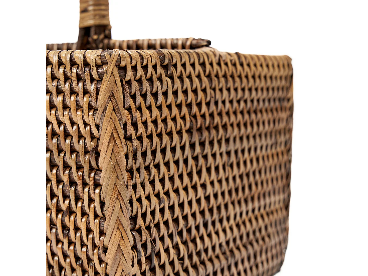 Le Porte-Couverts en Rotin N°2 - Brun Naturel