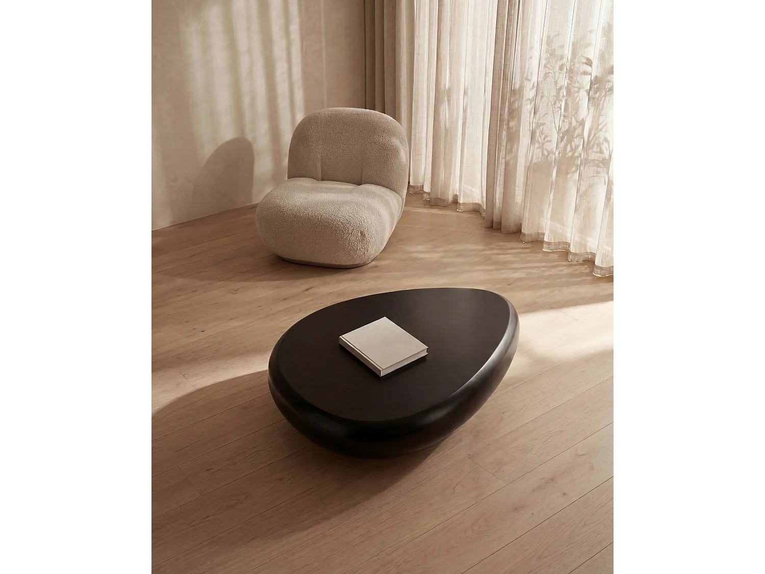 La Matt Table Basse - Noir