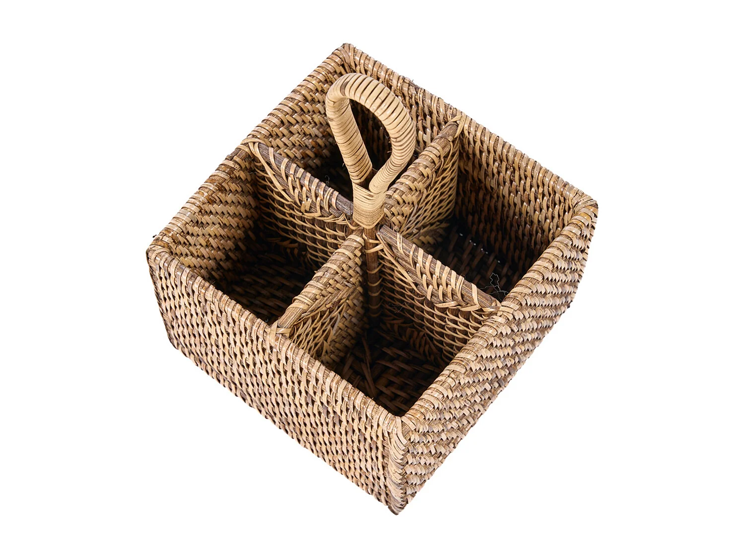Le Porte-Couverts en Rotin N°4 - Brun Naturel
