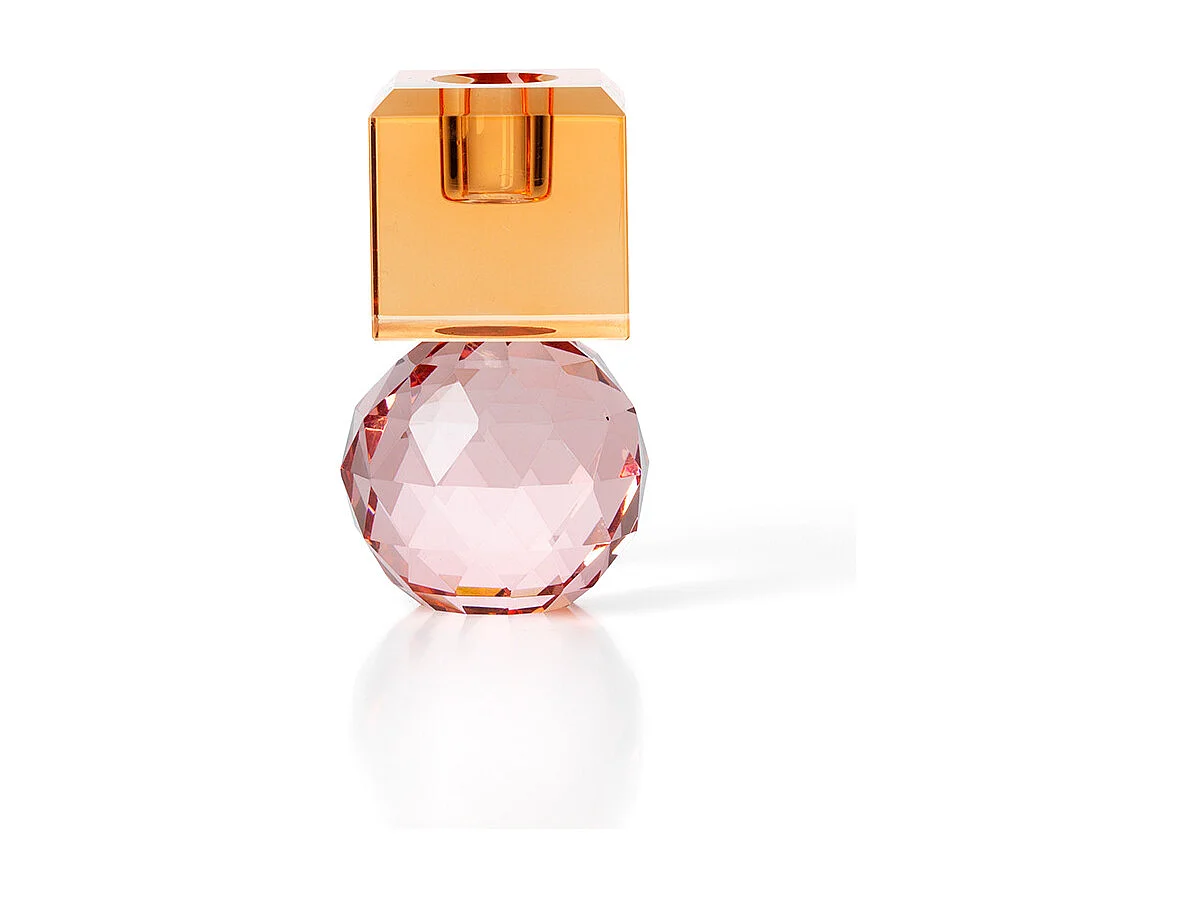 De Citrine & Rose Quartz Kaarshouder