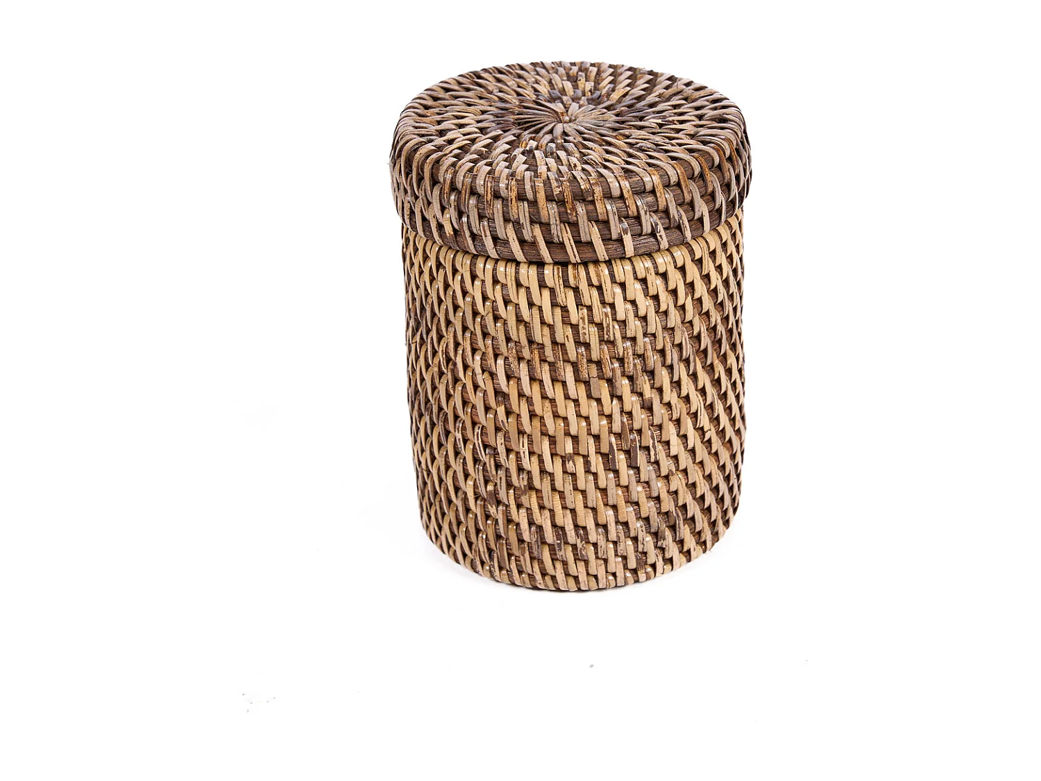 Der Rattanbehälter - Naturbraun