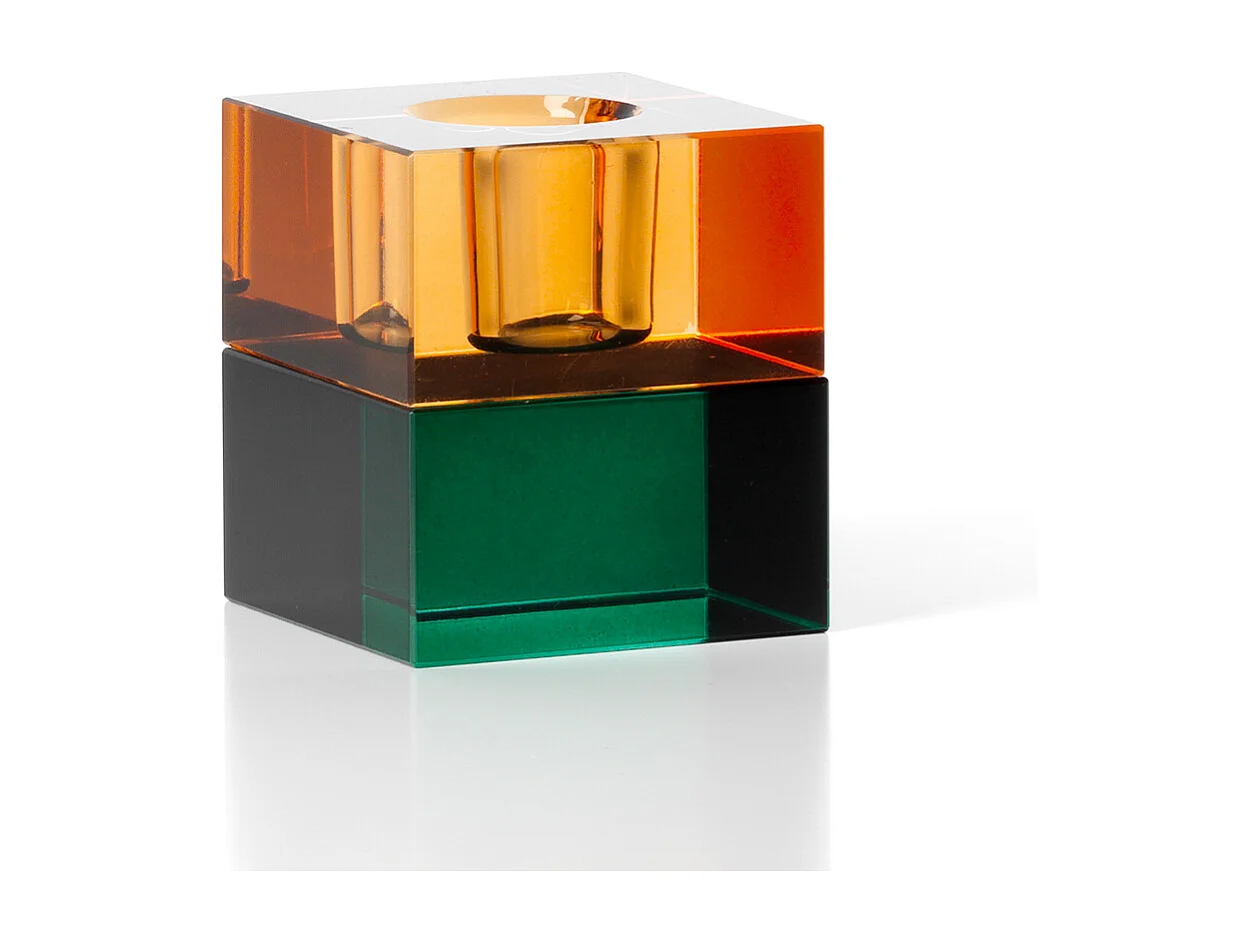 Le Bougeoir Gem Blocks - Vert Ambre