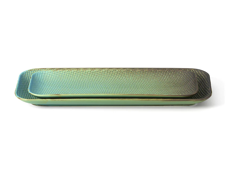 L’Assiette Rectangulaire Lagoon - M