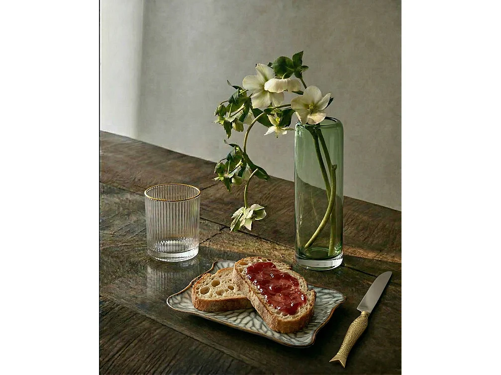 L’Assiette Carrée Lotus Ice - Brun Gris - L