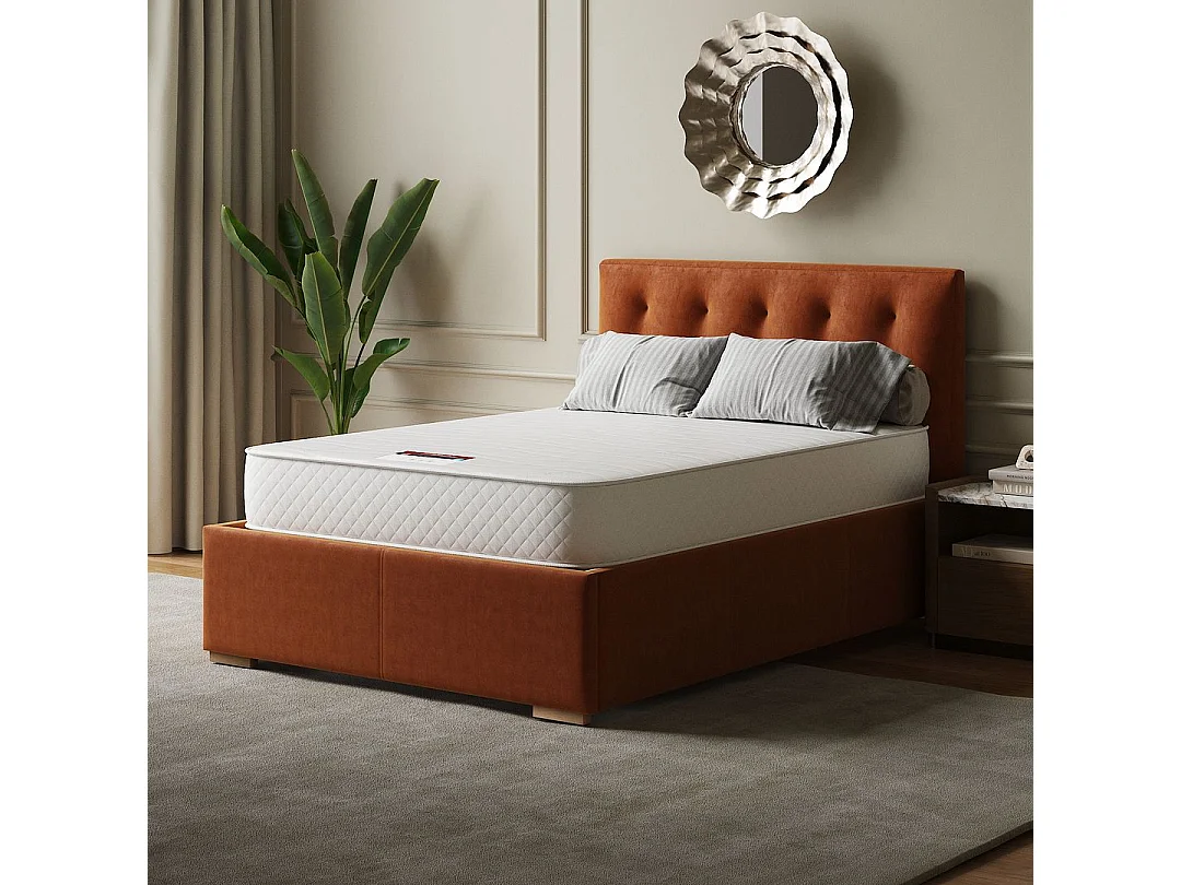 Visco Therapy Sprung Mattress 19cm Medium Comfort | Durable Cover | UK Made