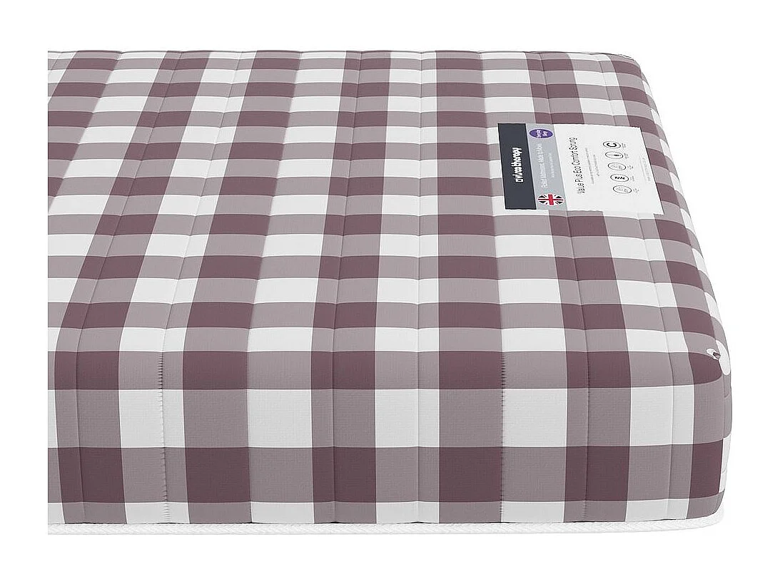 Visco Therapy Sprung Mattress 17cm Medium Comfort | Removable Cover | UK Made