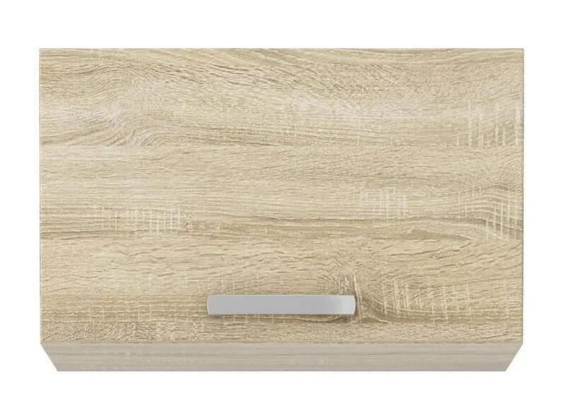 Meuble hotte porte basculante - Décor chêne sonoma - L 60 x 31,6 x H 36 cm - LASSEN