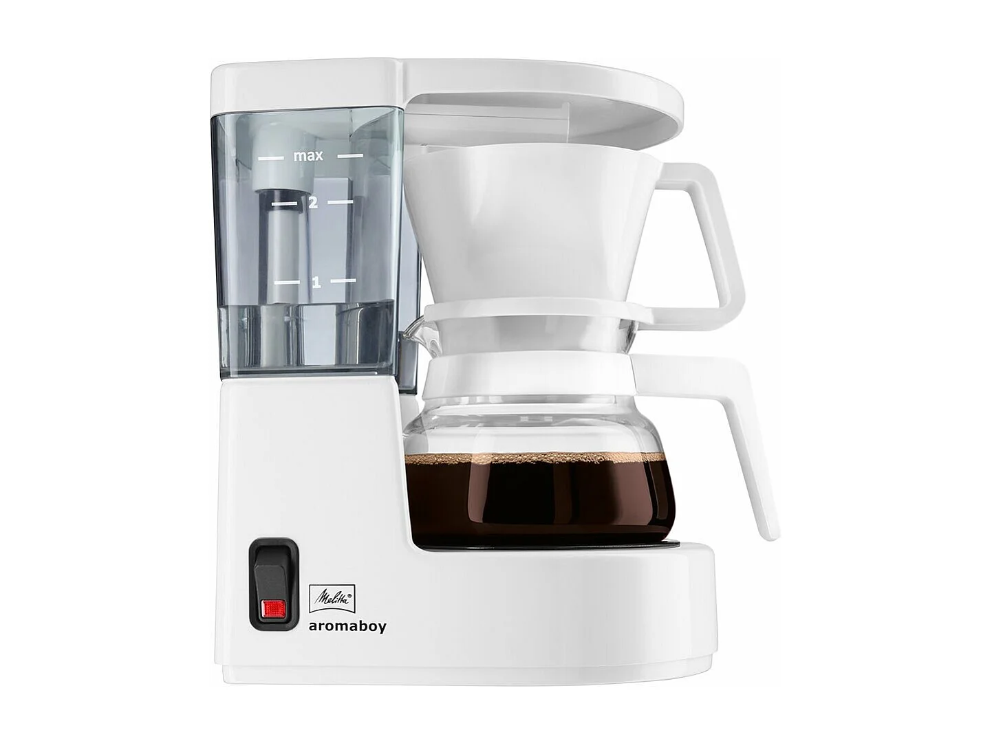 Melitta 1015-01 500W Druppel Koffiezetapparaat Wit 2 Kopjes Milieuvriendelijk