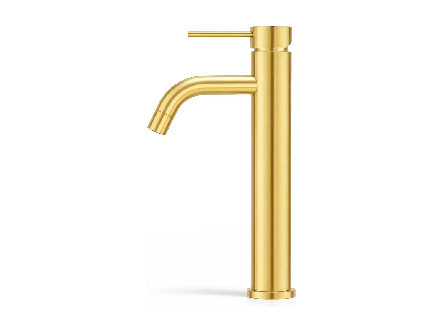 Hoge wastafelkraan opzetwastafel badkamerkraan goud VERTI