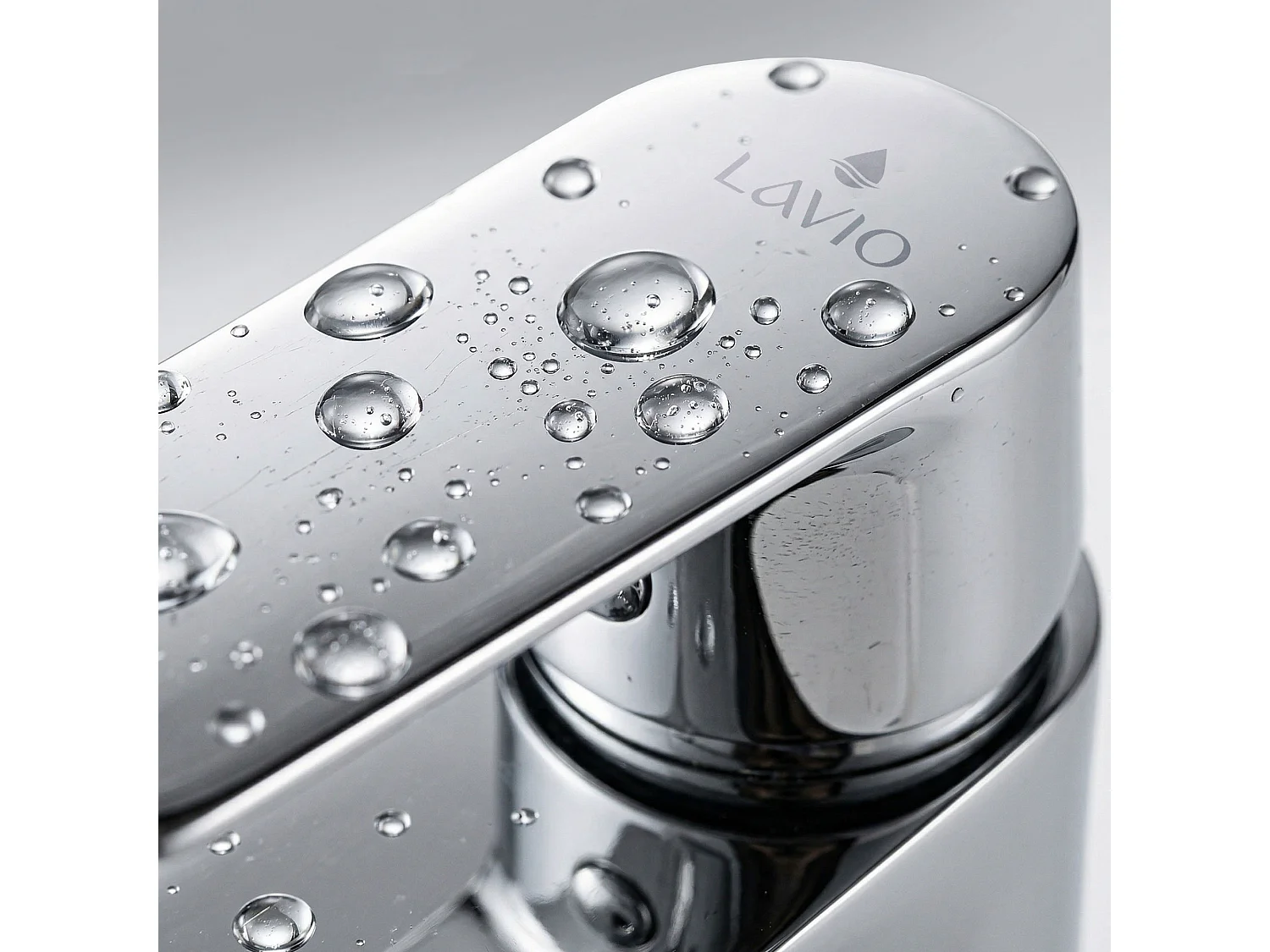 Mitigeur lavabo bas salle de bain chromé monocommande AXON