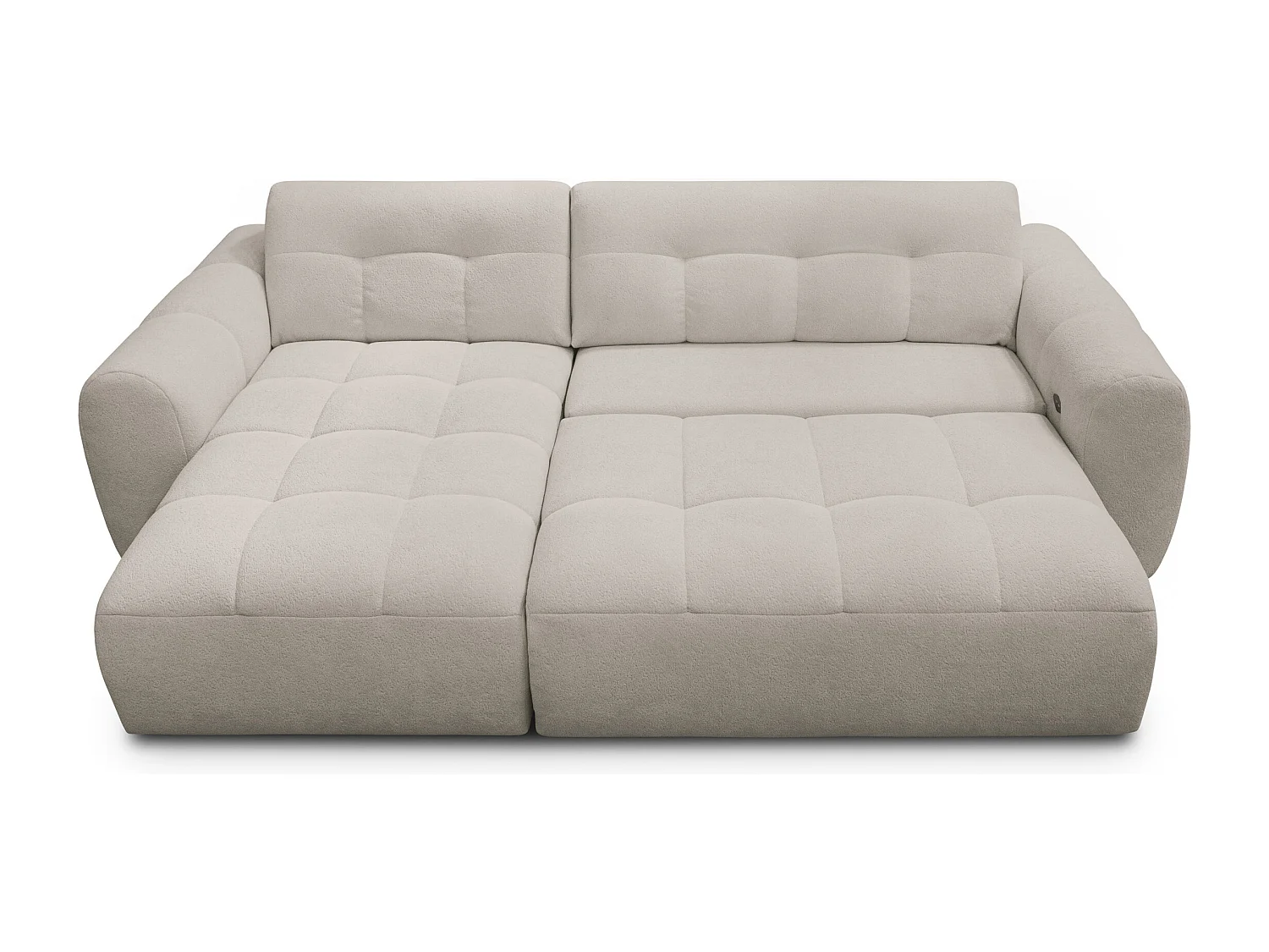 Ecksofa 4-Sitzer links LUMERO, beige
