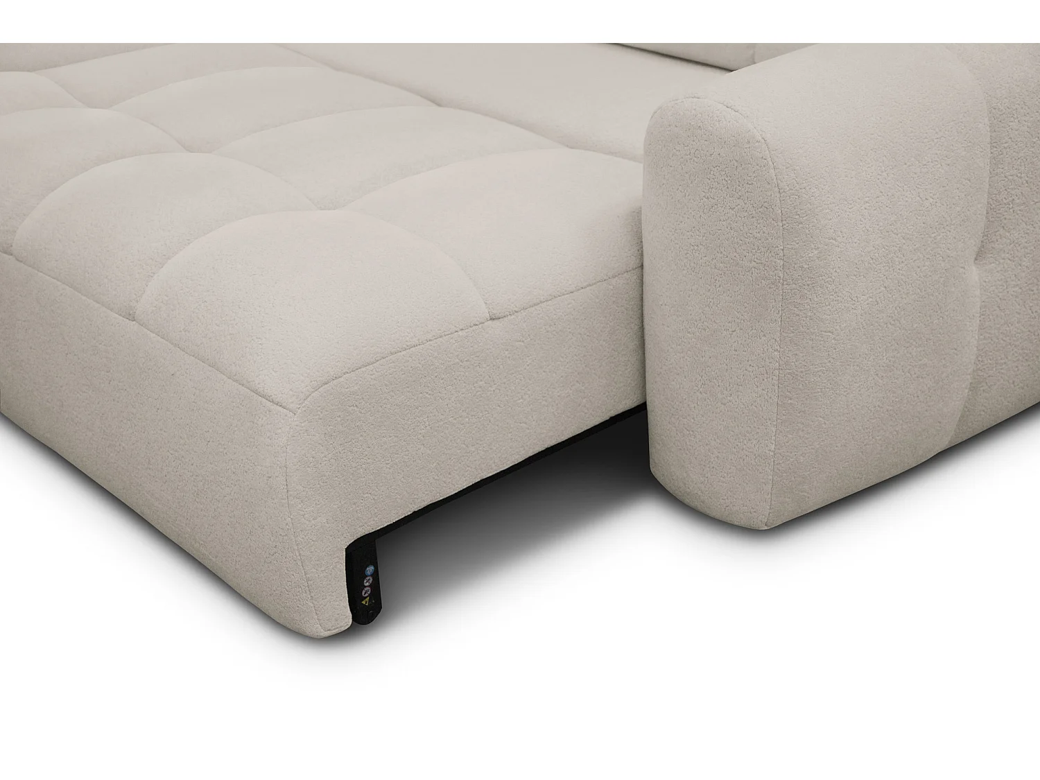 Ecksofa 4-Sitzer links LUMERO, beige