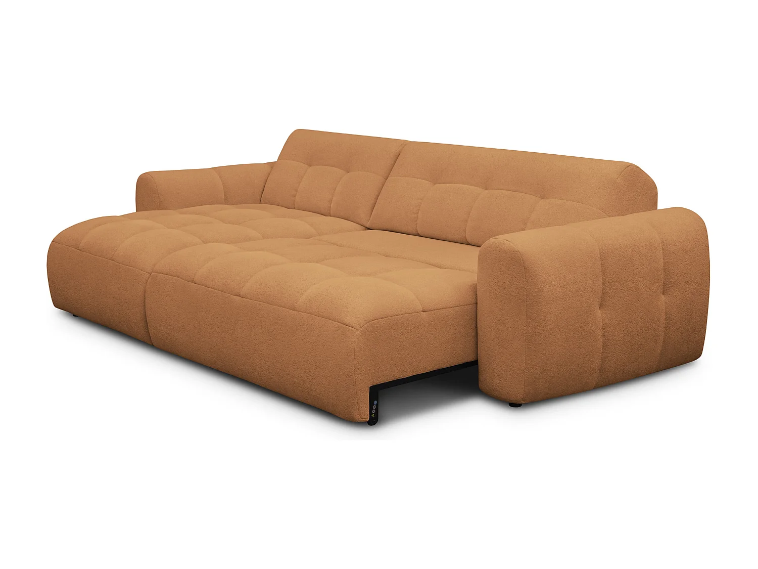 Ecksofa 4-Sitzer links LUMERO, orange