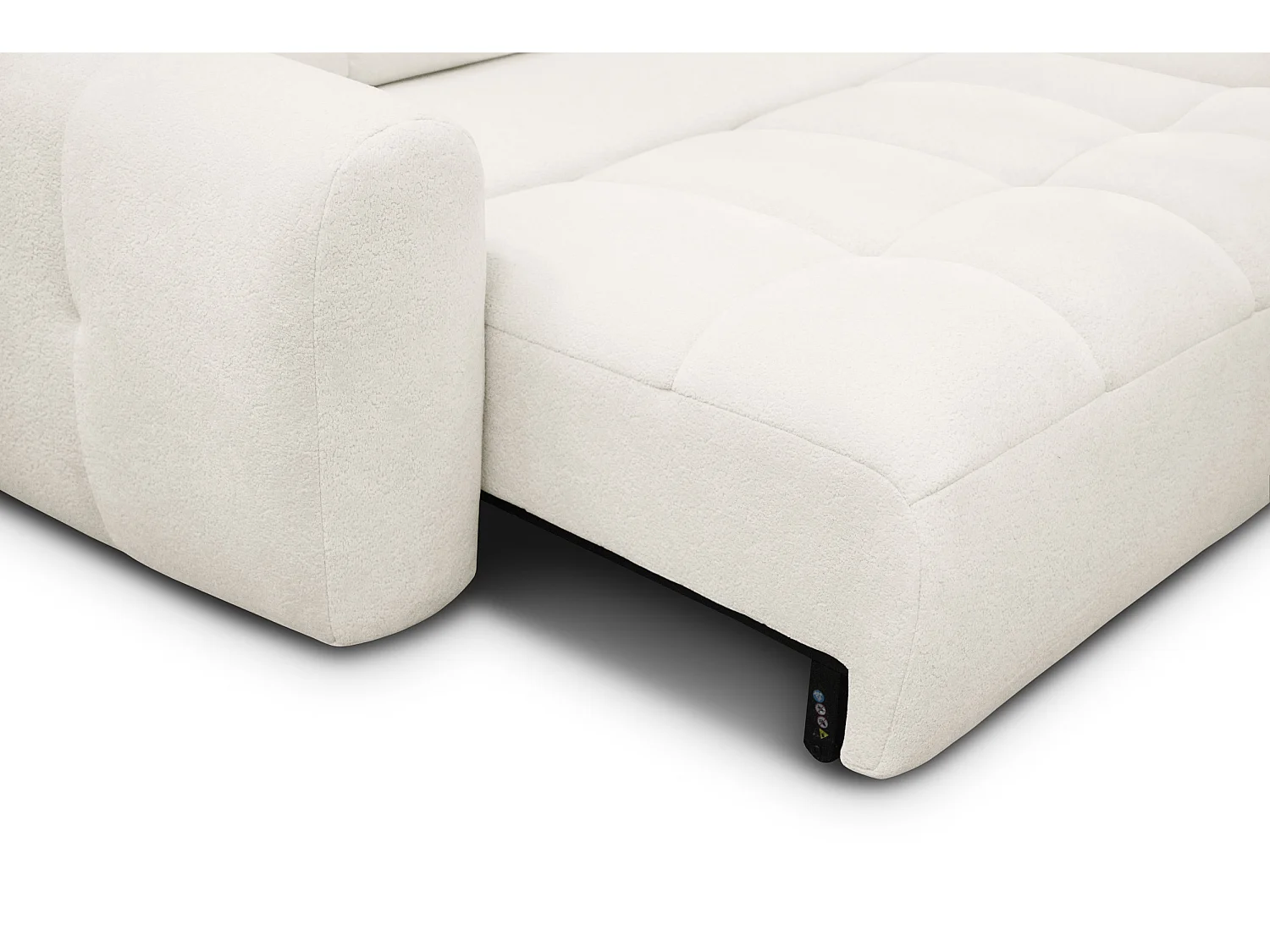 Ecksofa 4-Sitzer rechts LUMERO, creme