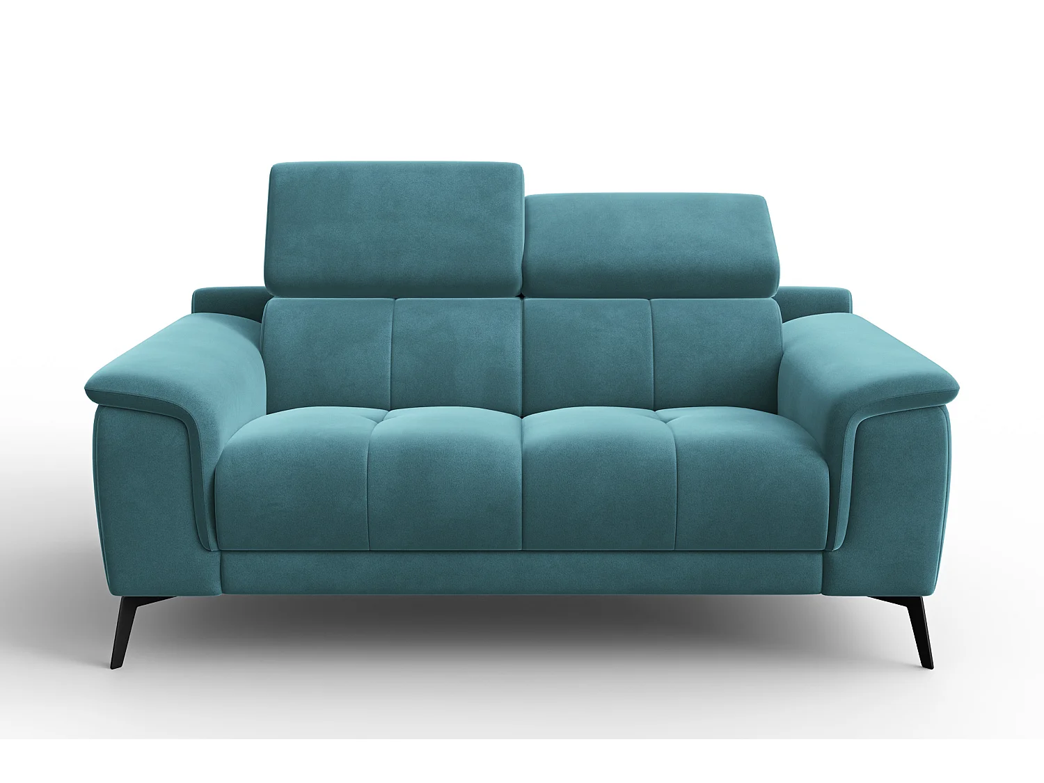 Sofa 2-Sitzer FIERO, Minter Veloursstoff