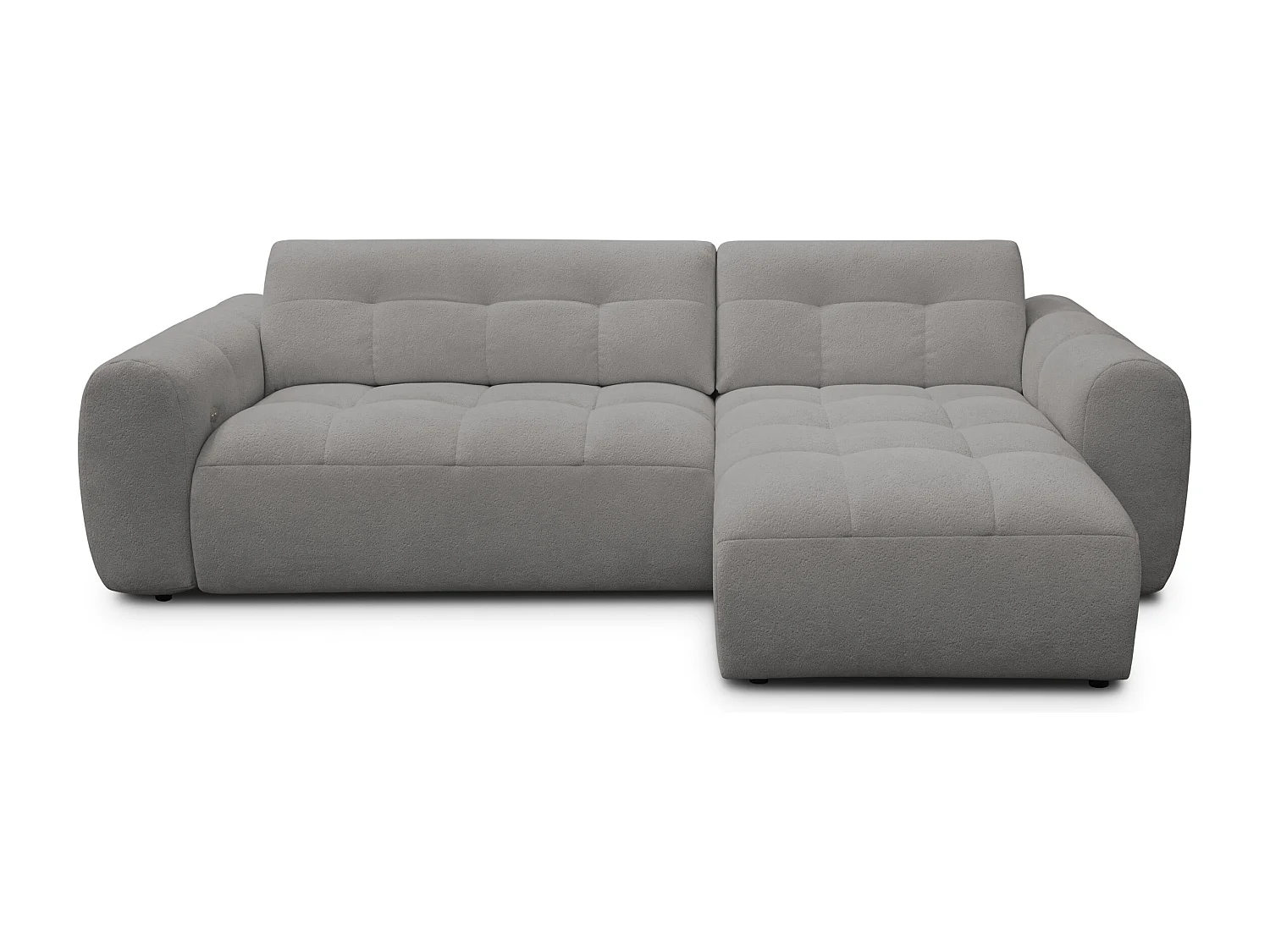 Ecksofa 4-Sitzer rechts LUMERO, taupe