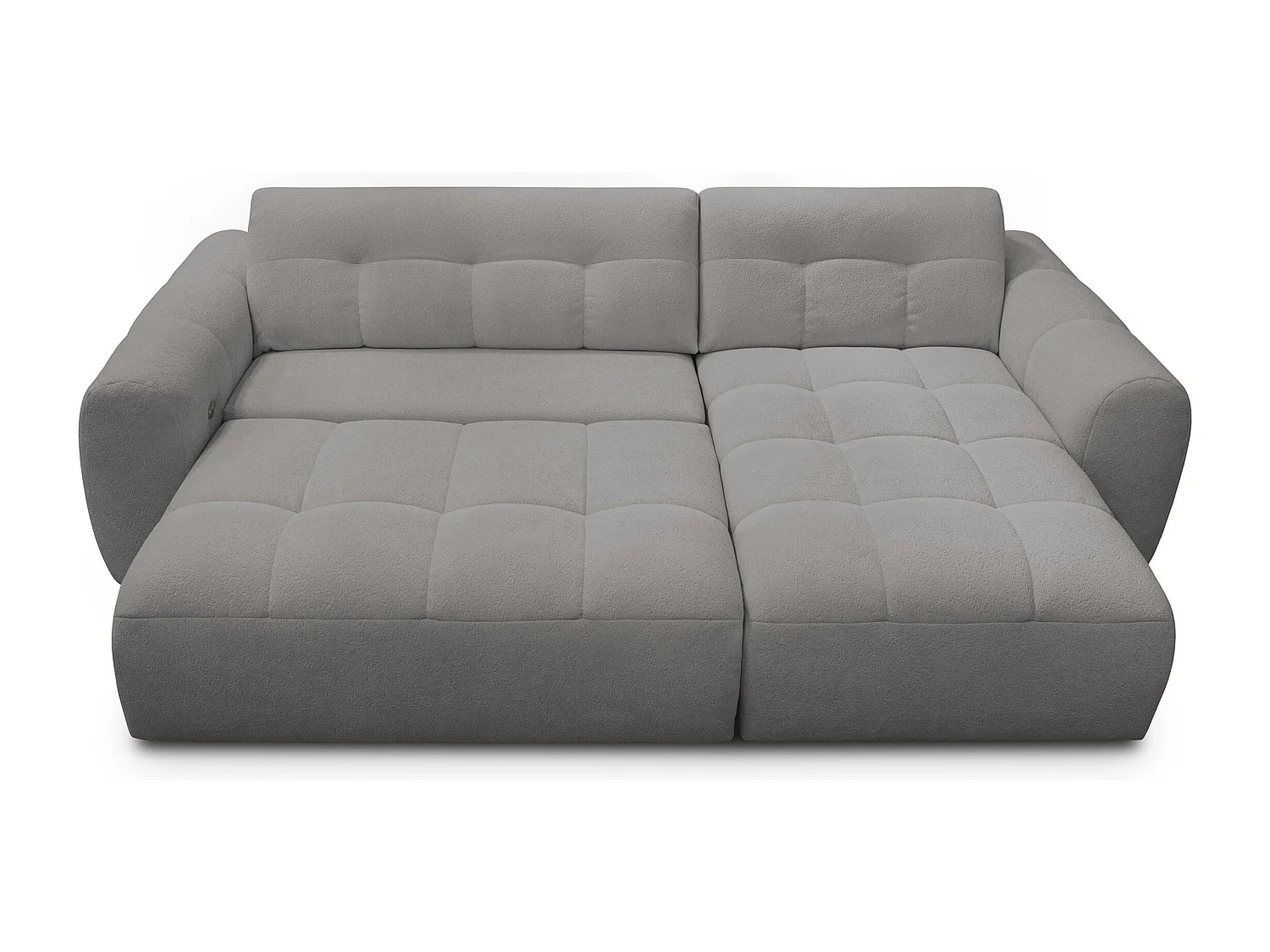 Ecksofa 4-Sitzer rechts LUMERO, taupe