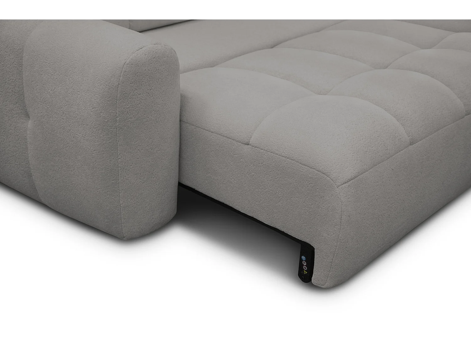 Ecksofa 4-Sitzer rechts LUMERO, taupe