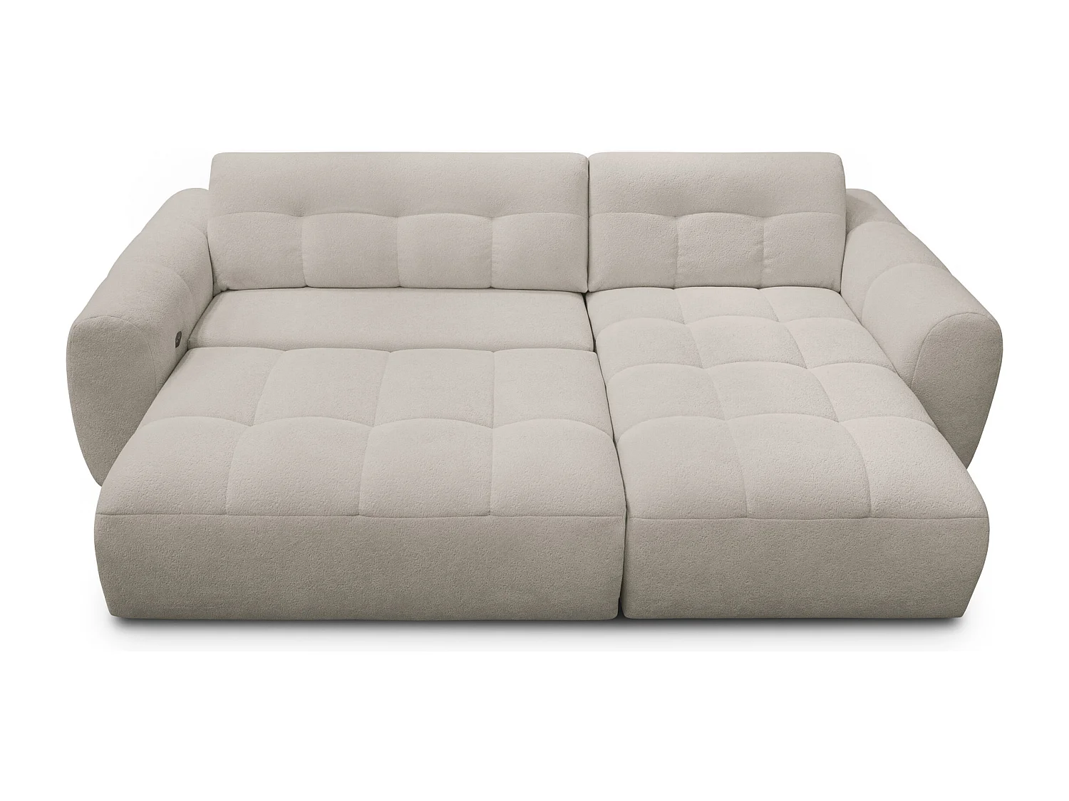 Ecksofa 4-Sitzer rechts LUMERO, beige