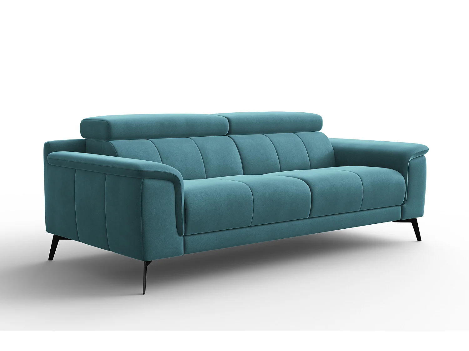 Sofa 3-Sitzer FIERO, Minter Veloursstoff
