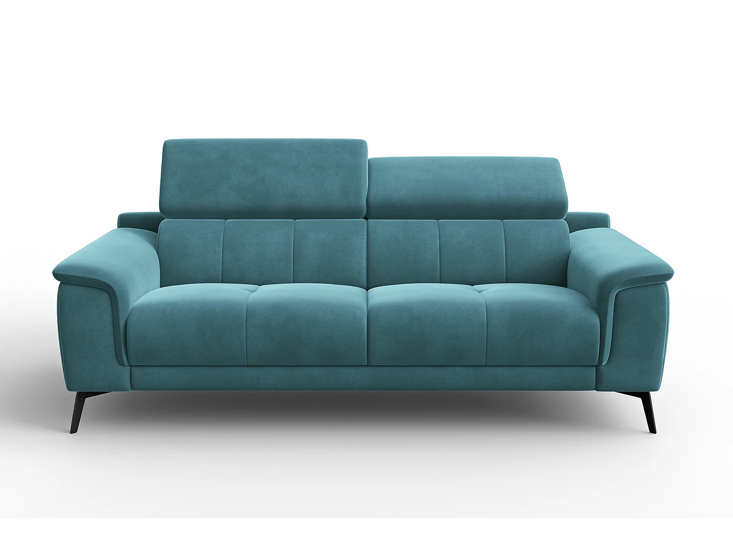 Sofa 3-Sitzer FIERO, Minter Veloursstoff