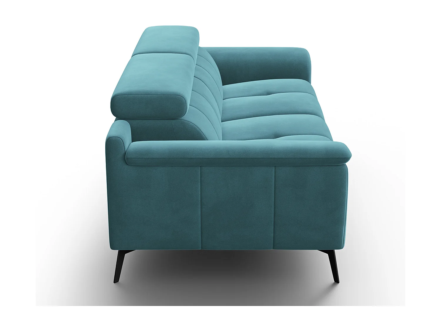 Sofa 3-Sitzer FIERO, Minter Veloursstoff