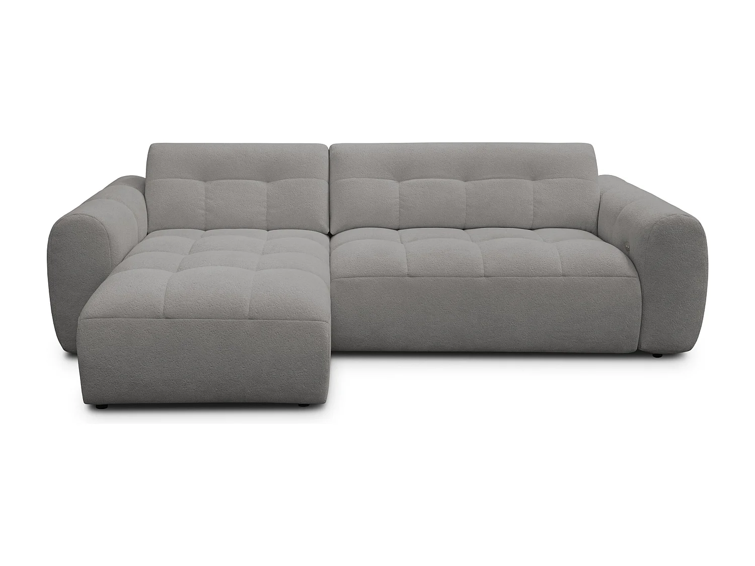 Ecksofa 4-Sitzer links LUMERO, taupe