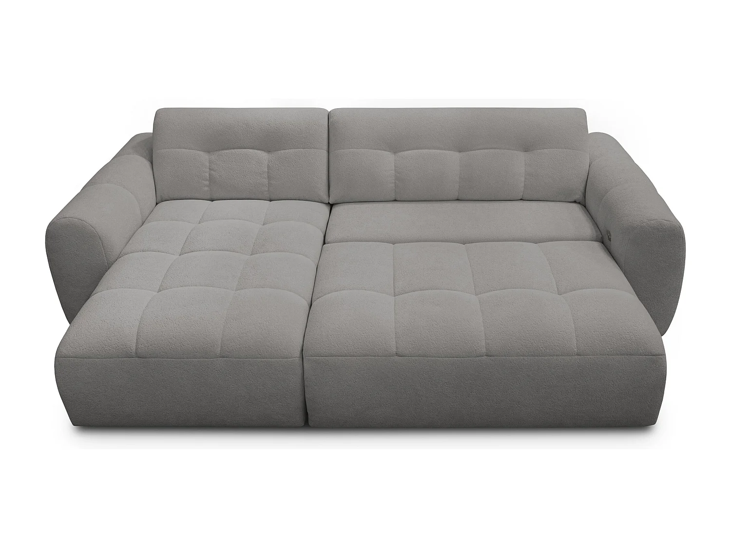 Ecksofa 4-Sitzer links LUMERO, taupe