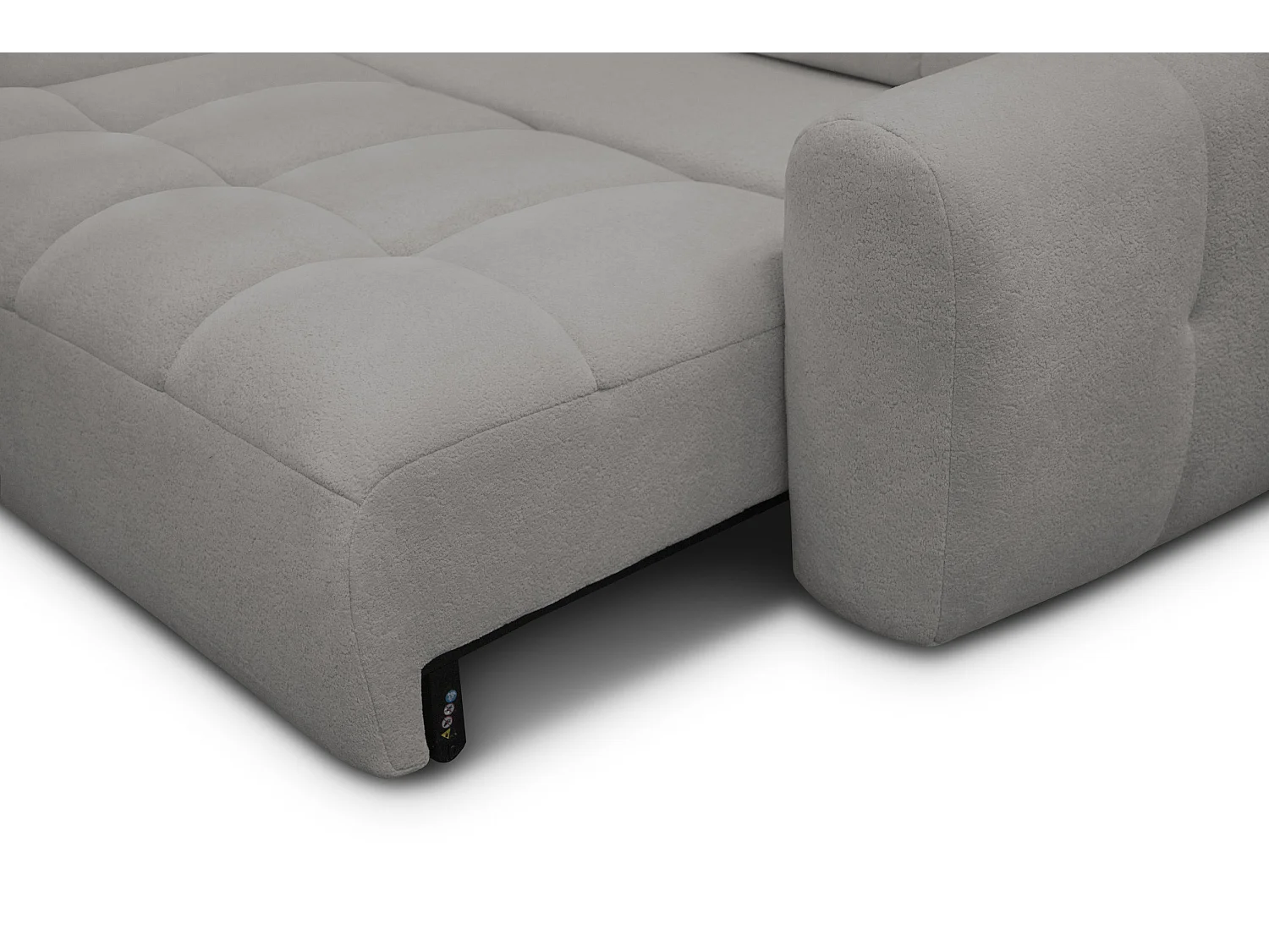 Ecksofa 4-Sitzer links LUMERO, taupe