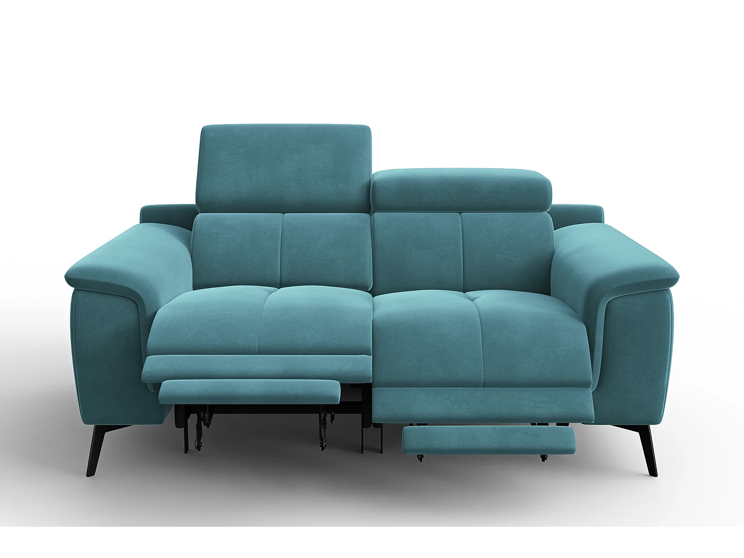 Sofa Relax 2-Sitzer FIERO, Minter Veloursstoff