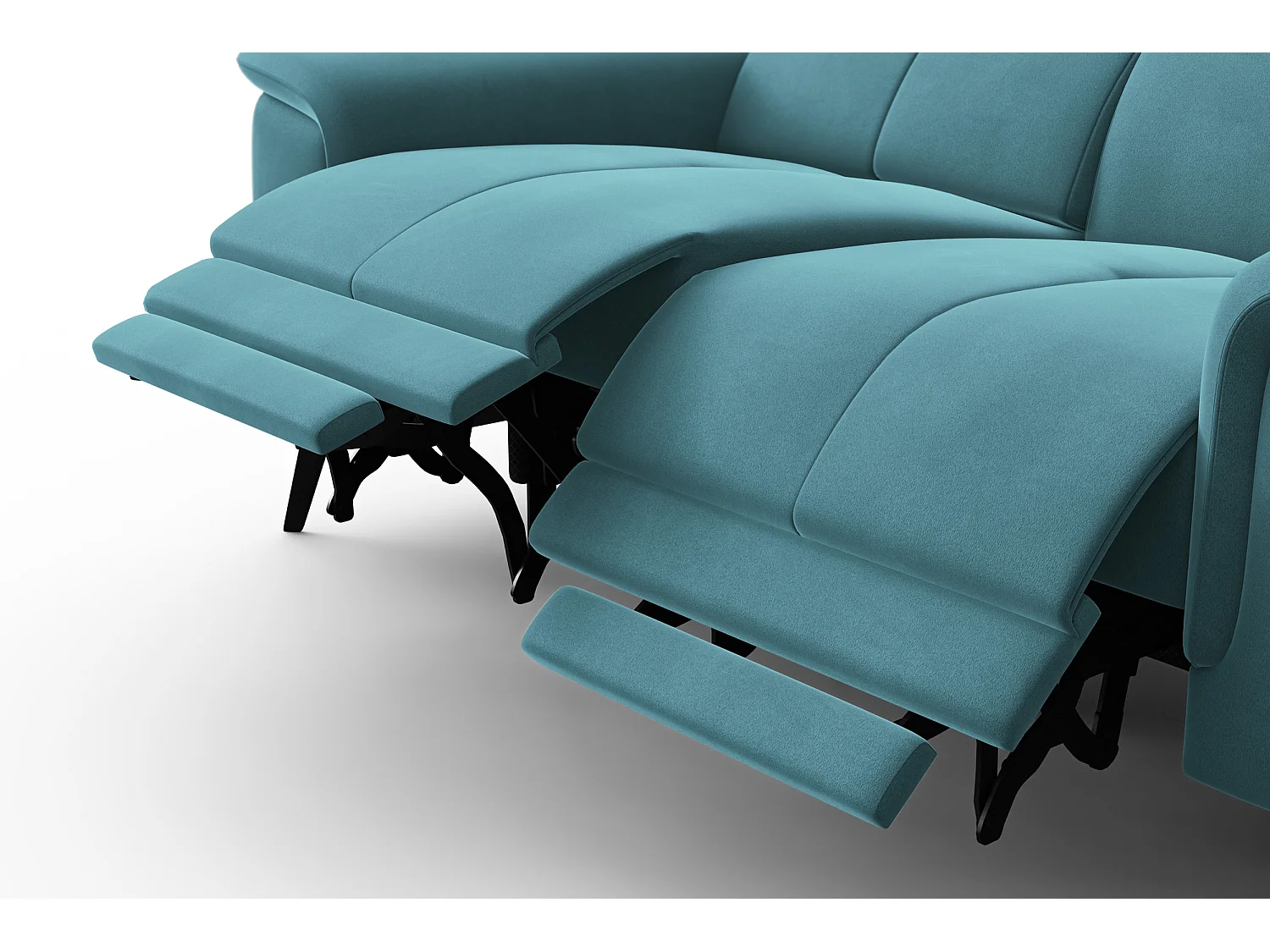 Sofa Relax 2-Sitzer FIERO, Minter Veloursstoff