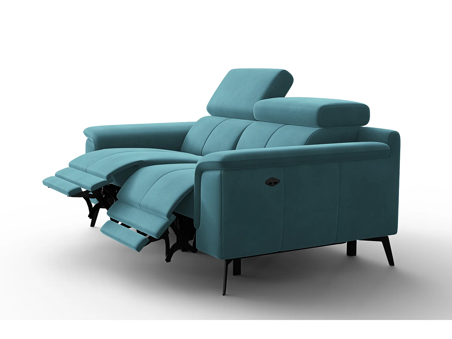 Sofa Relax 2-Sitzer FIERO, Minter Veloursstoff