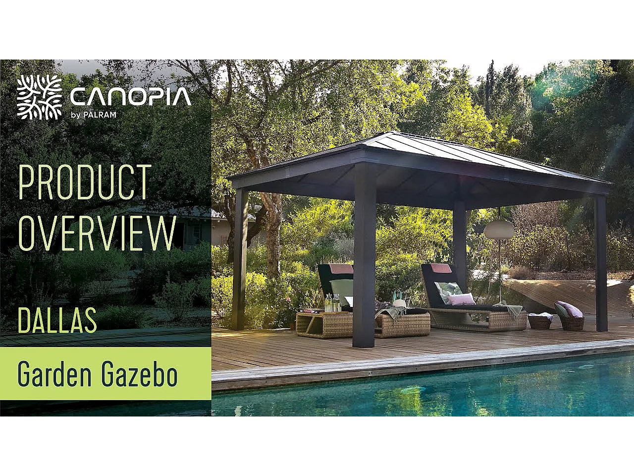 Canopia Dallas Tonnelle de jardin