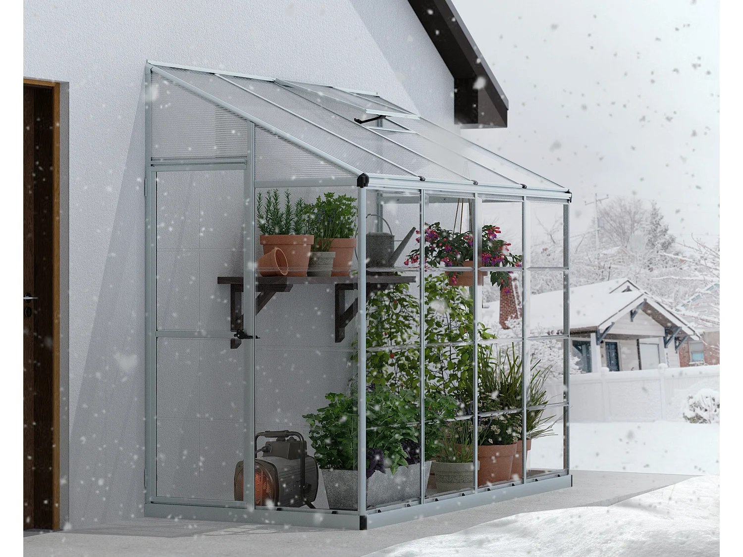 Canopia Lean To Serre de jardin adossée