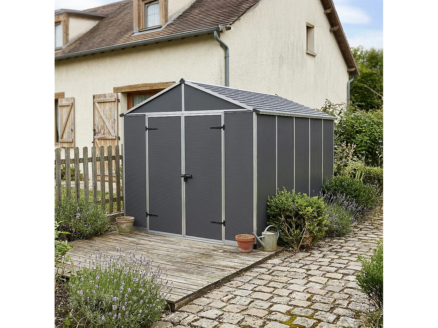 Canopia Rubicon Ultra Duurzame Polycarbonaat Tuinhuis 377X237X235 cm