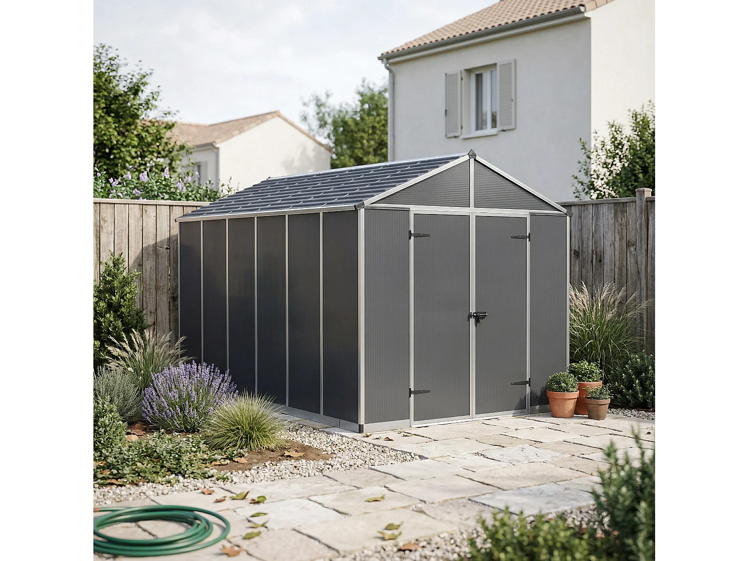 Canopia Rubicon Ultra Duurzame Polycarbonaat Tuinhuis 453X237X235 cm