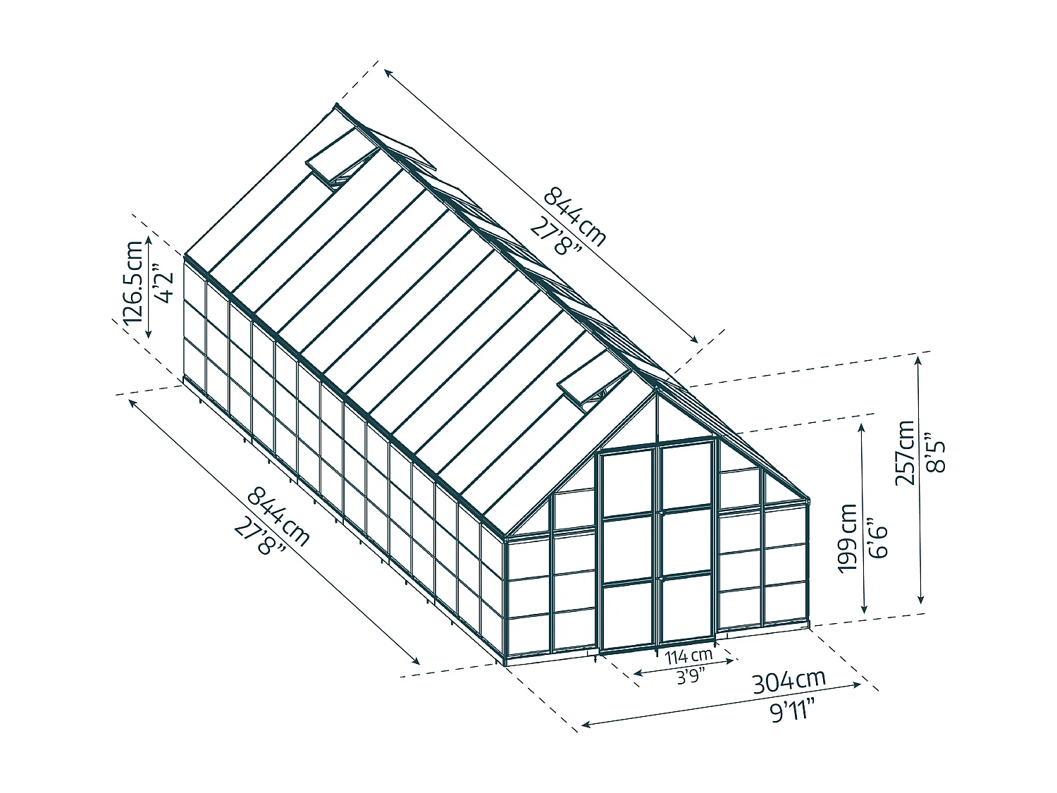 Canopia Balance Serre de jardin